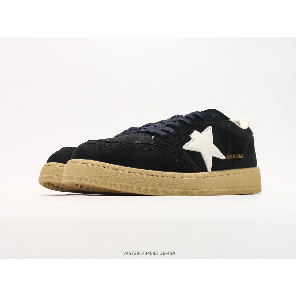 Ball Star Dark Blue Suede White Leather Star Dark Blue Heel Tab