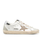 Super-Star Gold Glitter Star Silver Heel Tab