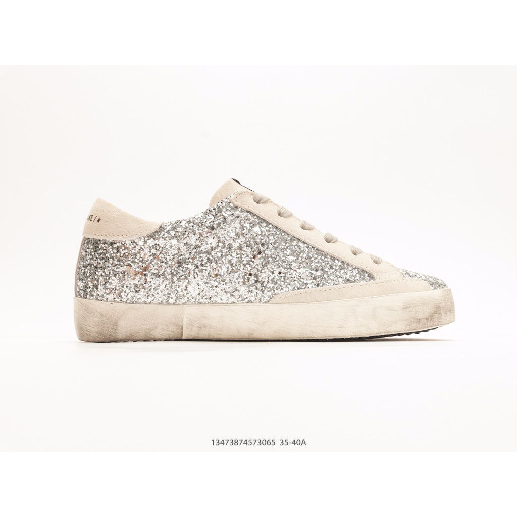 Super-Star Silver Glitter Ice Gray
