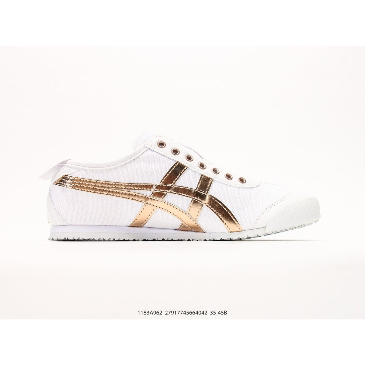 Mexico 66 Slip-On White Rose Gold