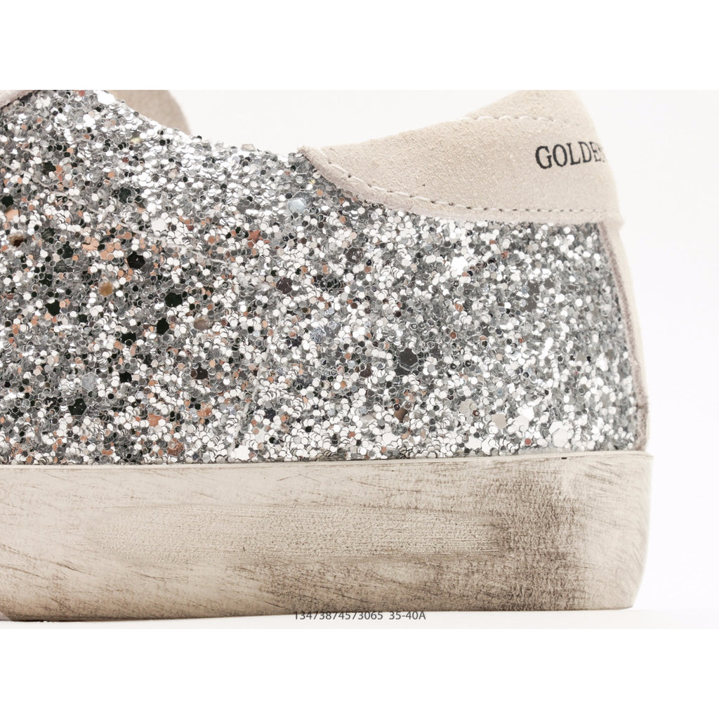 Super-Star Silver Glitter Ice Gray