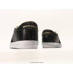 Super-Star In Black Leather With Black Glitter Star