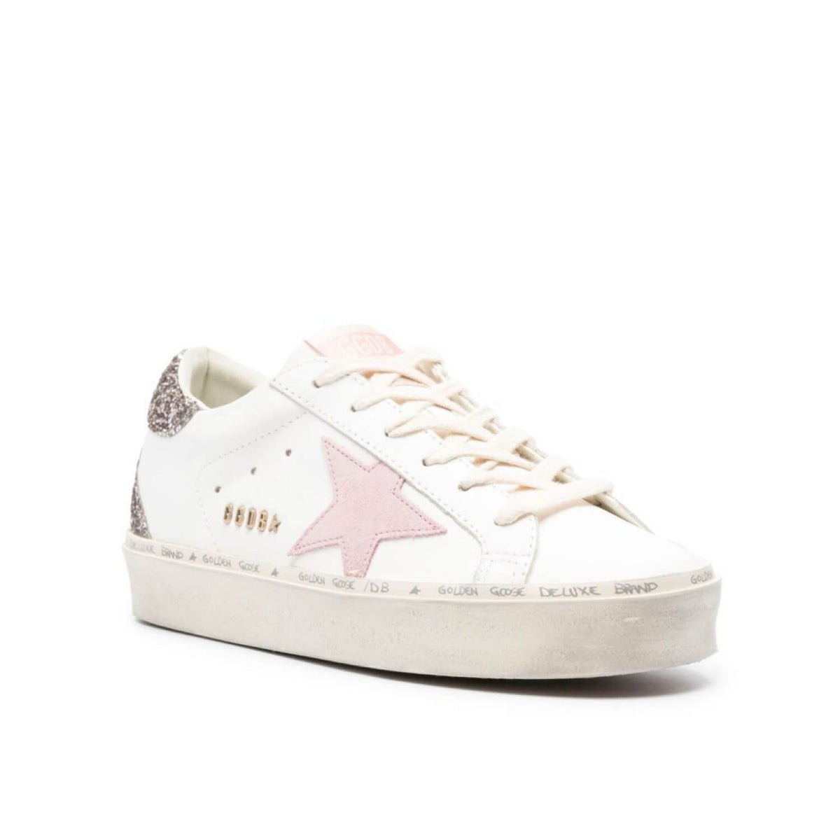 Hi Star Pink Star Glitter Heel Tab