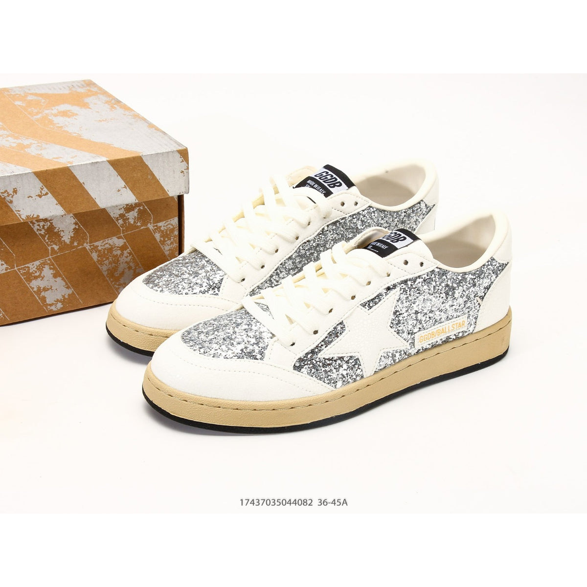 Ball Star – Platinium Glitter White