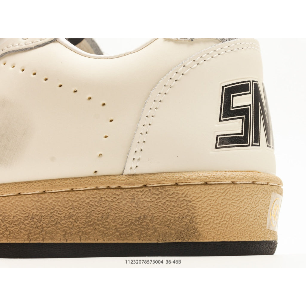 Ball-Star White Nappa Silver Glitter Star Heel
