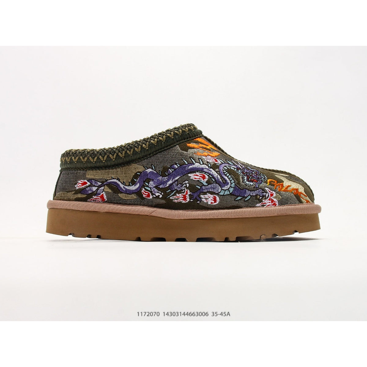 Tasman Slipper Palace Burnt Olive Camo