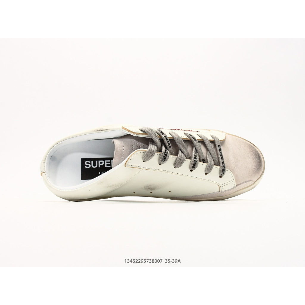 Super-Star Sabot With Pink Glitter Star And Suede Toe