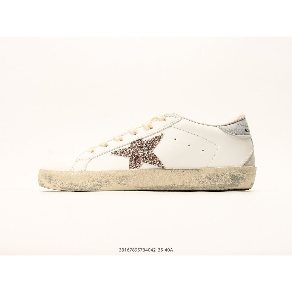 Super-Star LTD With Multicolor Glitter Star And Suede Heel Tab