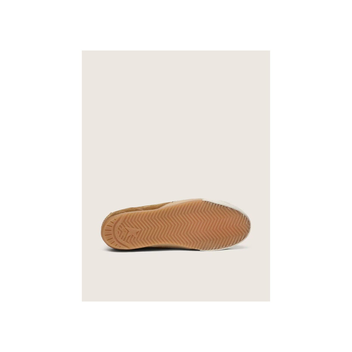 True-Star Tobacco Suede White Star Platinum Heel Tab