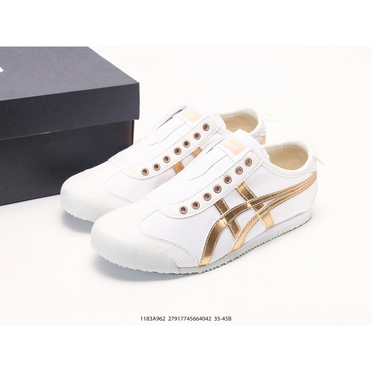 Mexico 66 Slip-On White Rose Gold