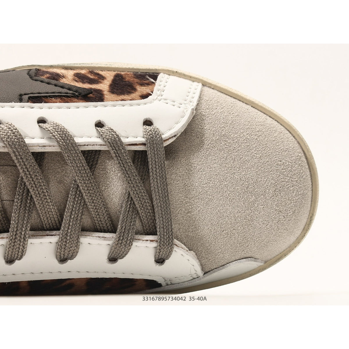 Super-Star In Leopard Print Leather