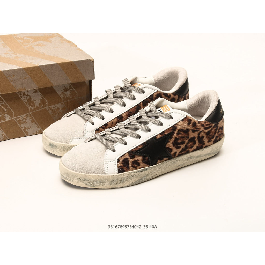 Super-Star In Leopard Print Leather