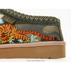 Tasman Slipper Palace Burnt Olive Camo