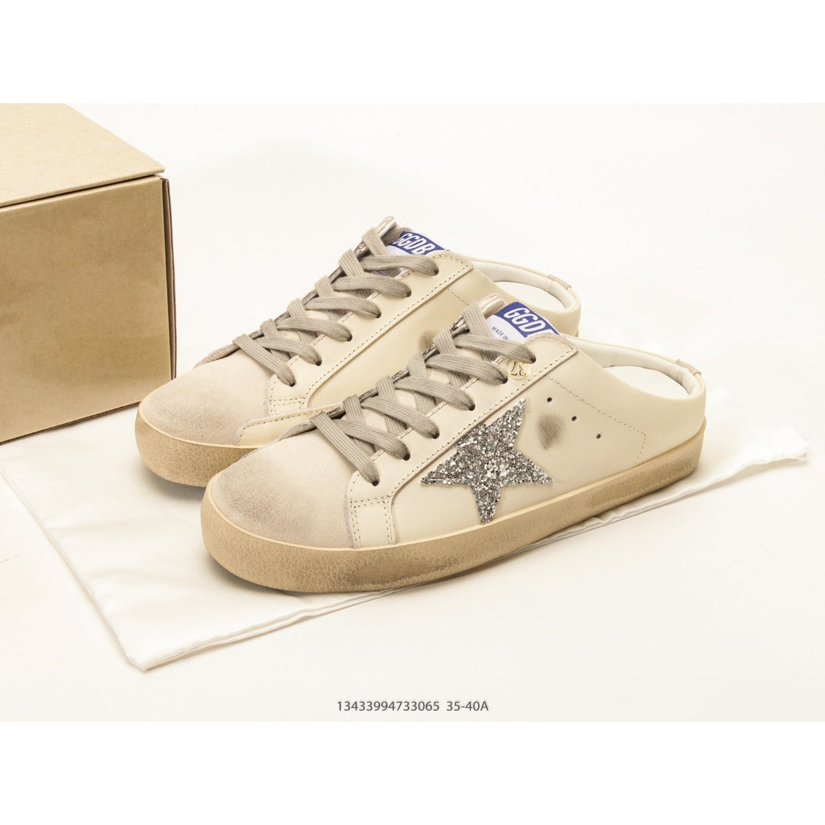 Super-Star Sabot Silver Glitter Star