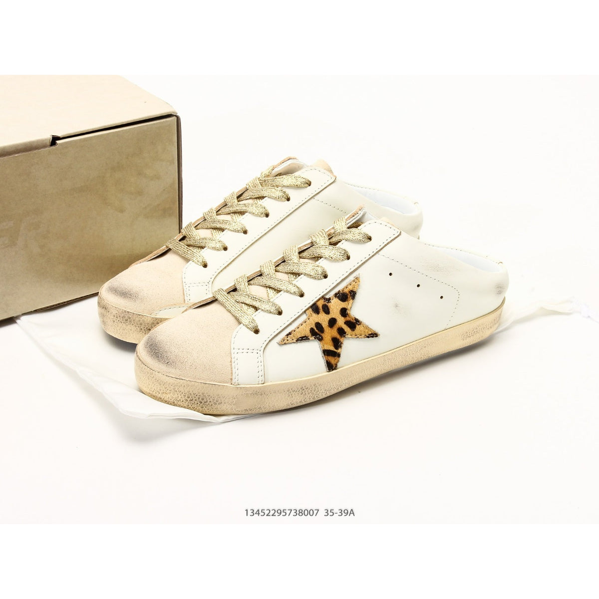 Super Star Sabot Low-Top Leather Sneakers