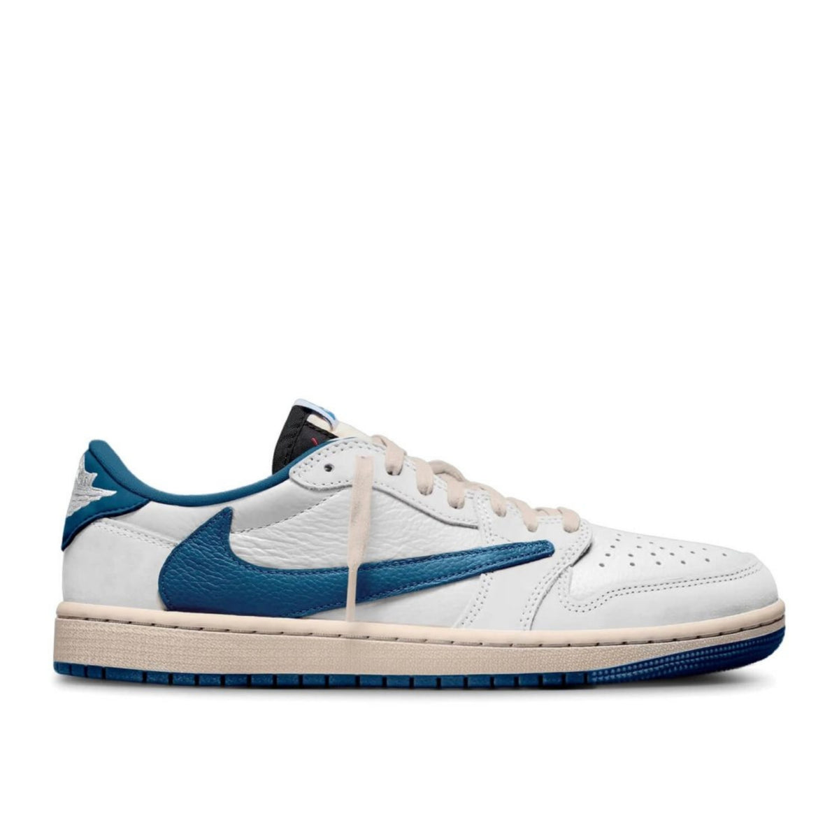 Jordan 1 Retro Low OG SP Fragment x Travis Scott Sail Military Blue