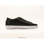 Super-Star In Black Leather With Black Glitter Star