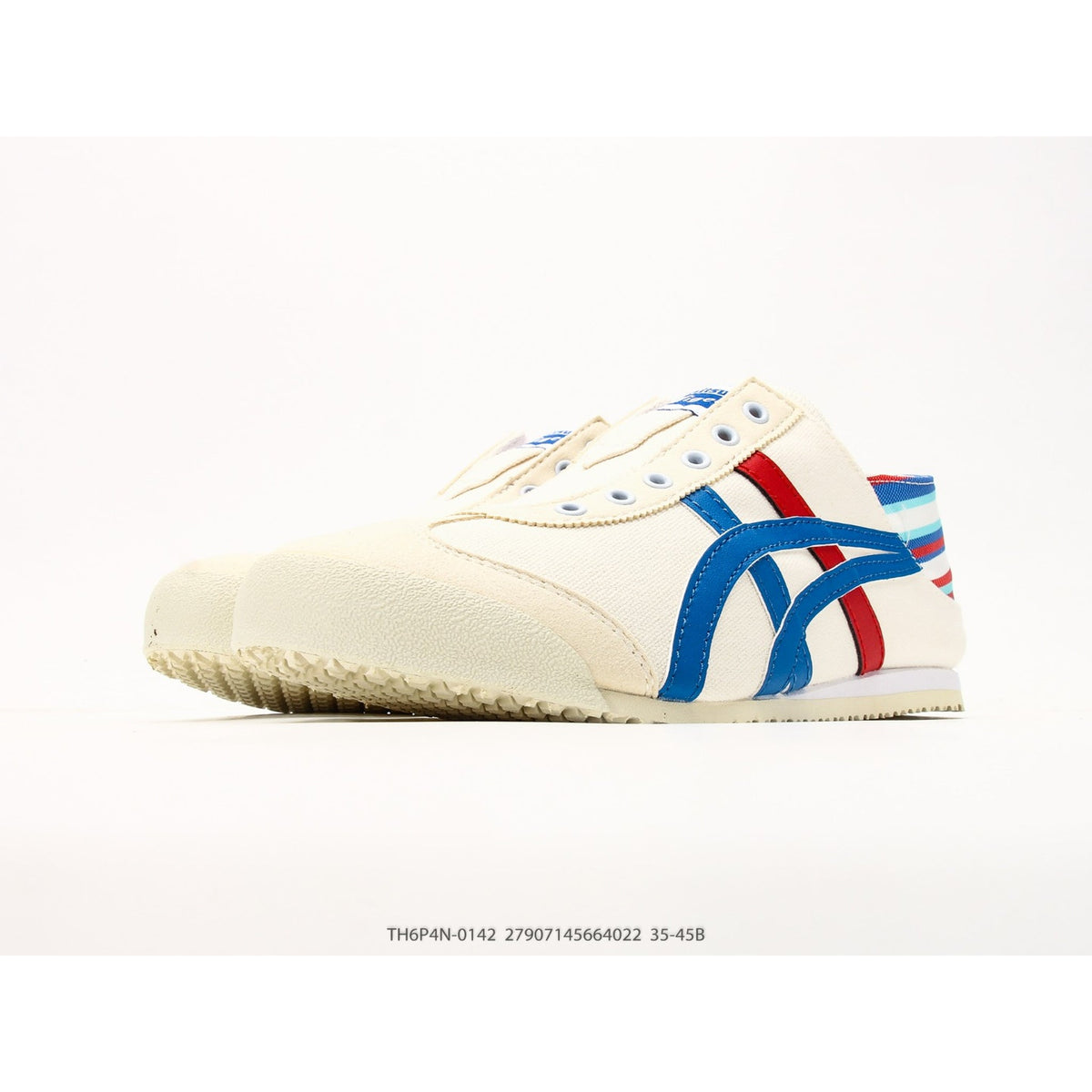 Mexico 66 Slip-On White Blue Red