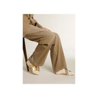 True-Star White Nappa Leather Gold Star Beige Suede Heel Tab