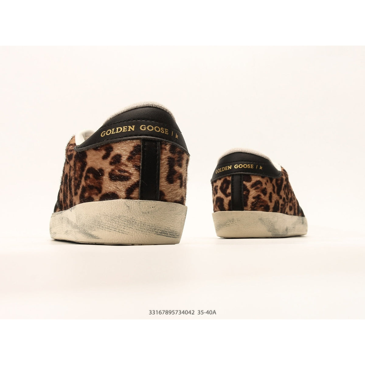 Super-Star In Leopard Print Leather