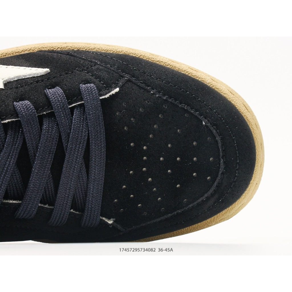 Ball Star Dark Blue Suede White Leather Star Dark Blue Heel Tab