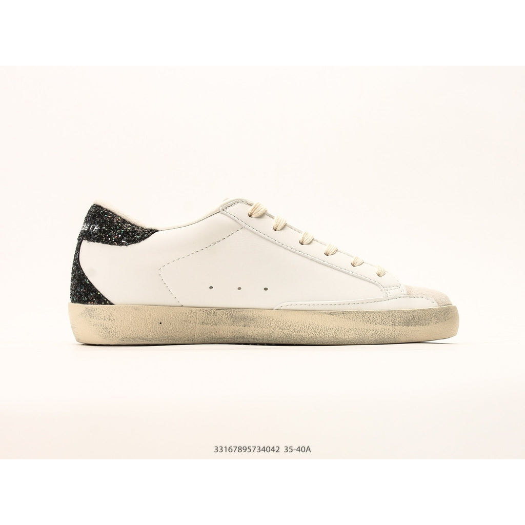 Super-Star With Silver Star And Brown Glitter Heel