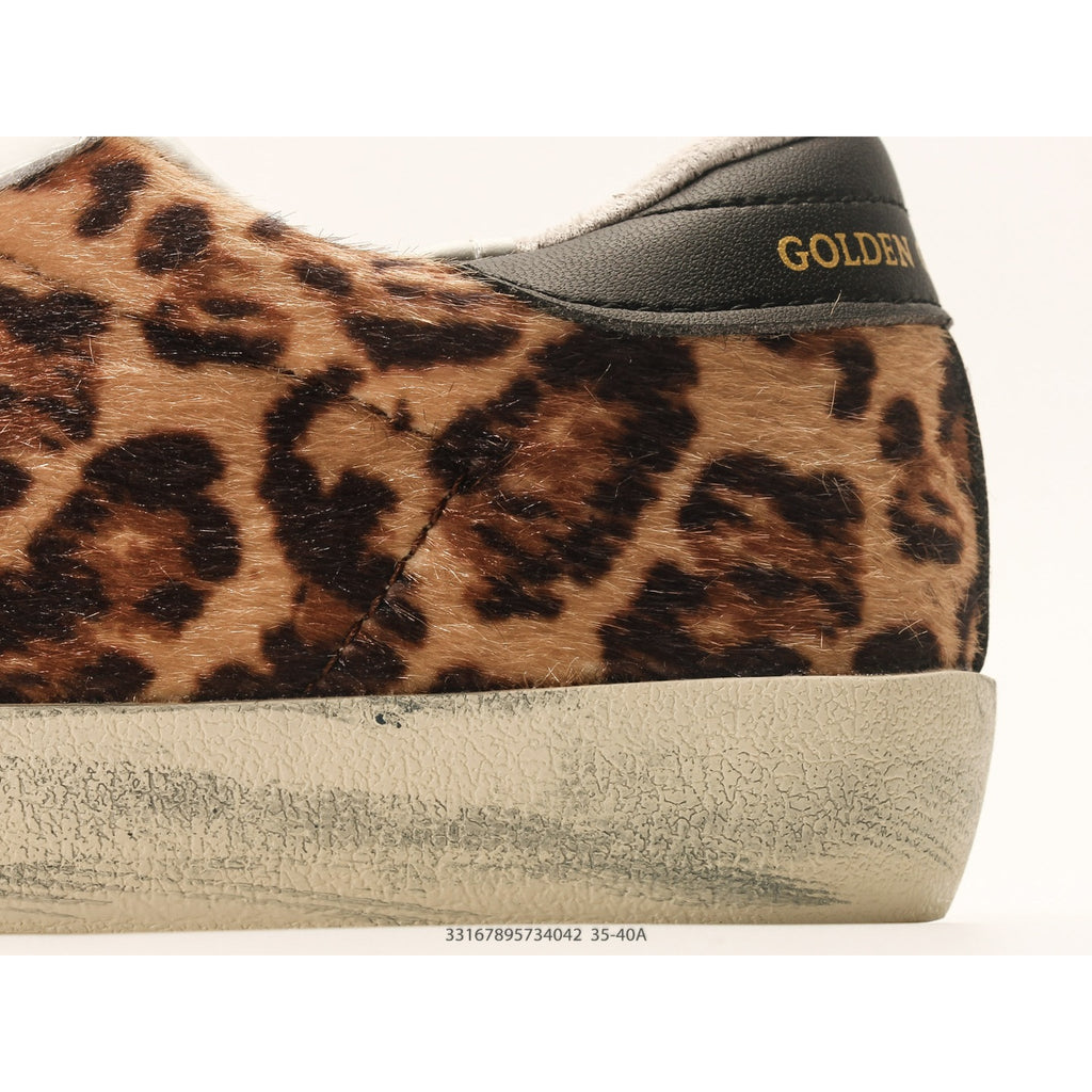 Super-Star In Leopard Print Leather