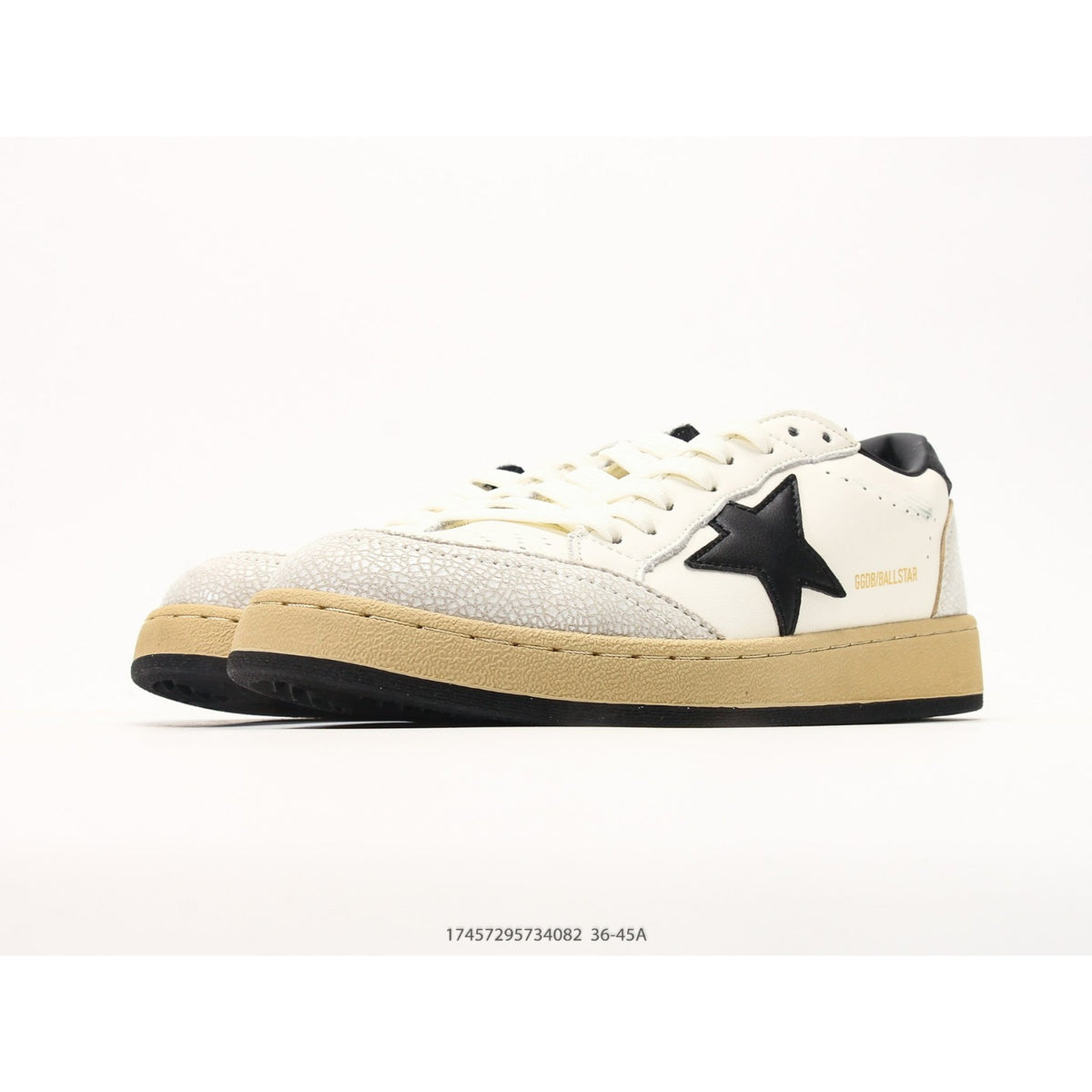 Ball Star Leather With Black Star Sneakers