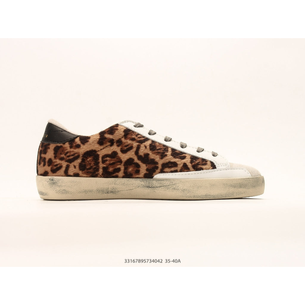 Super-Star In Leopard Print Leather