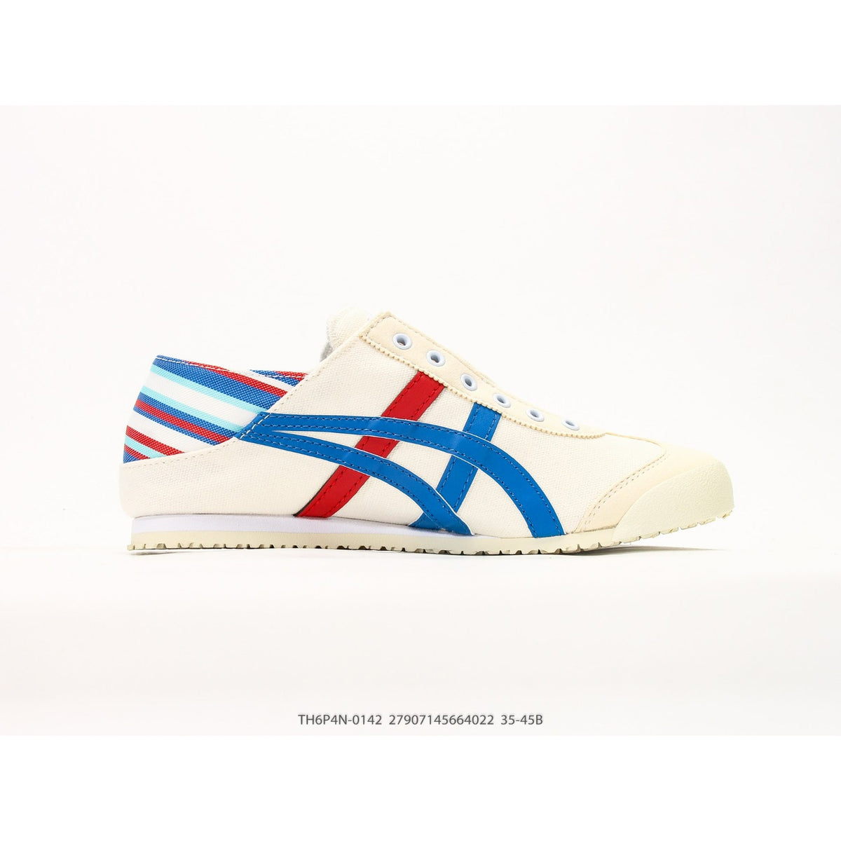 Mexico 66 Slip-On White Blue Red