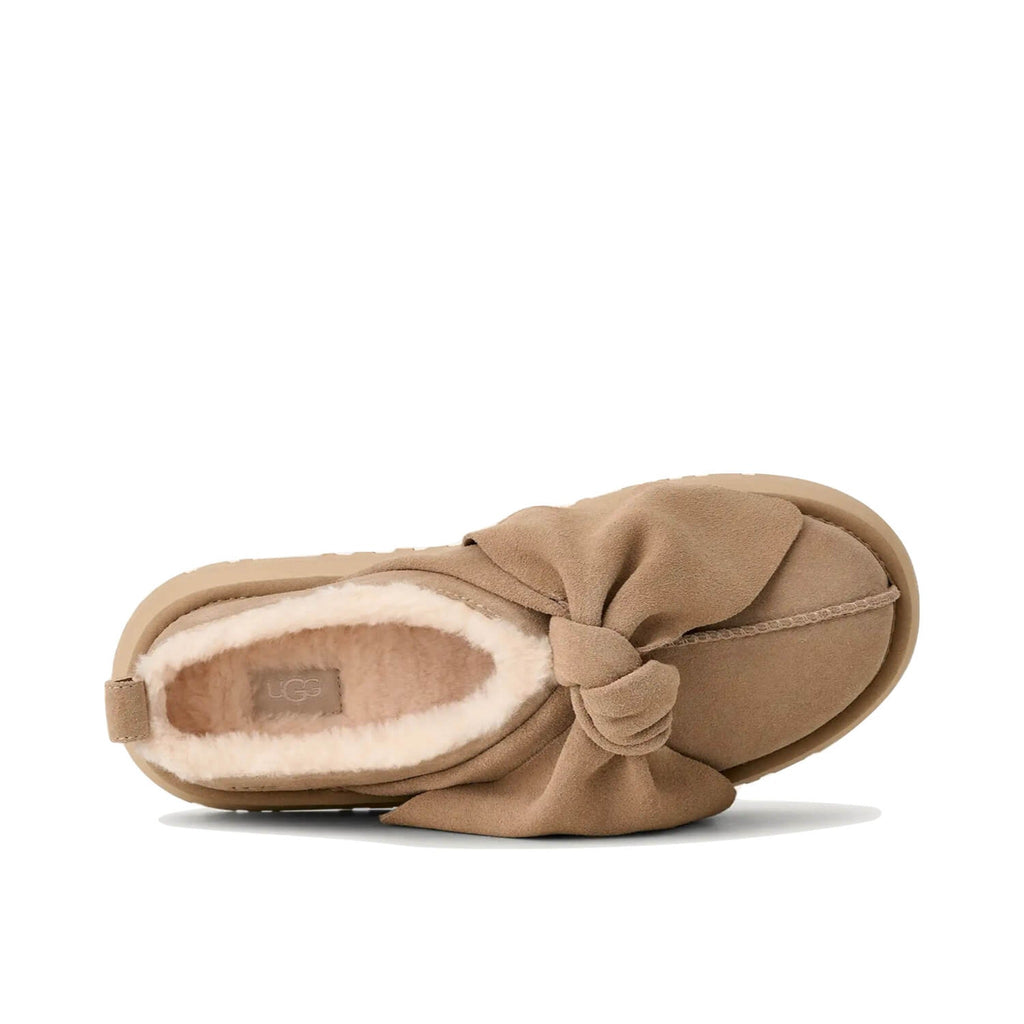 Platform Slip-On Bow Slipper Sand (W)