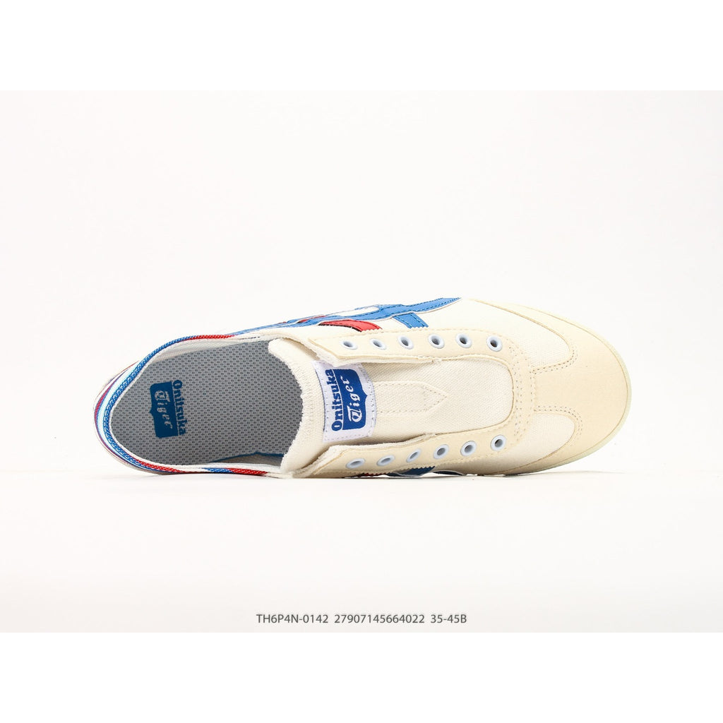 Mexico 66 Slip-On White Blue Red