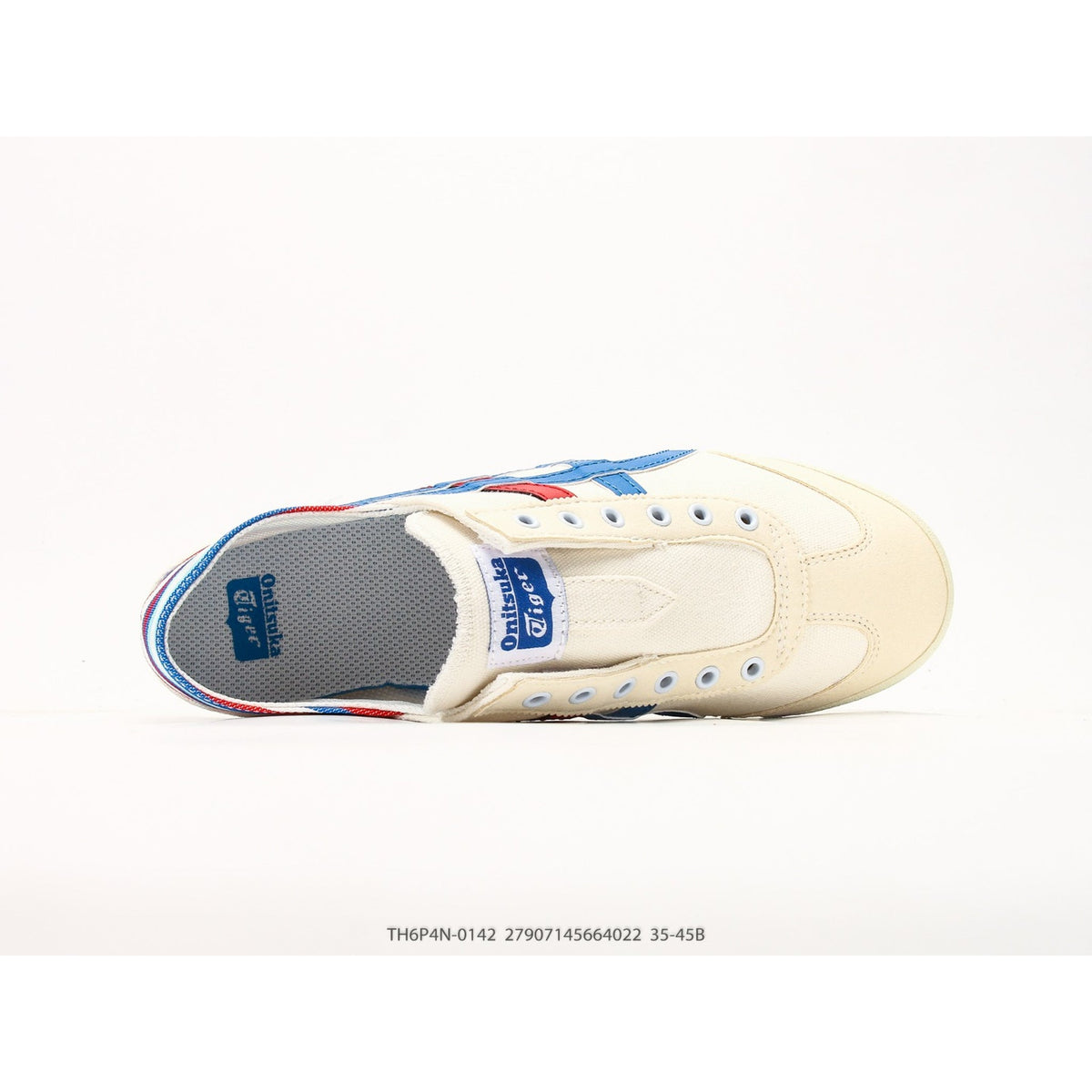 Mexico 66 Slip-On White Blue Red