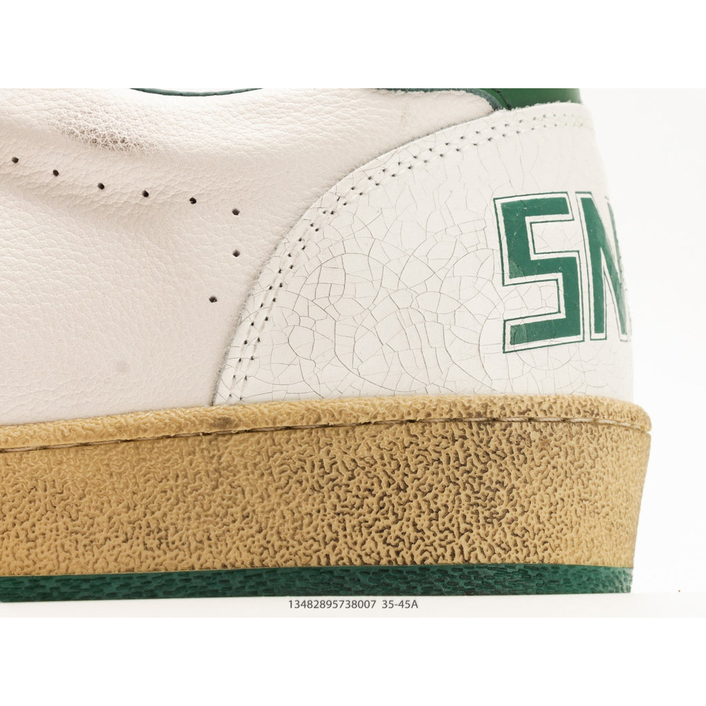 Ball Star Wishes In White Nappa Leather With Green Leather