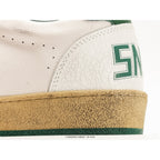 Ball Star Wishes In White Nappa Leather With Green Leather