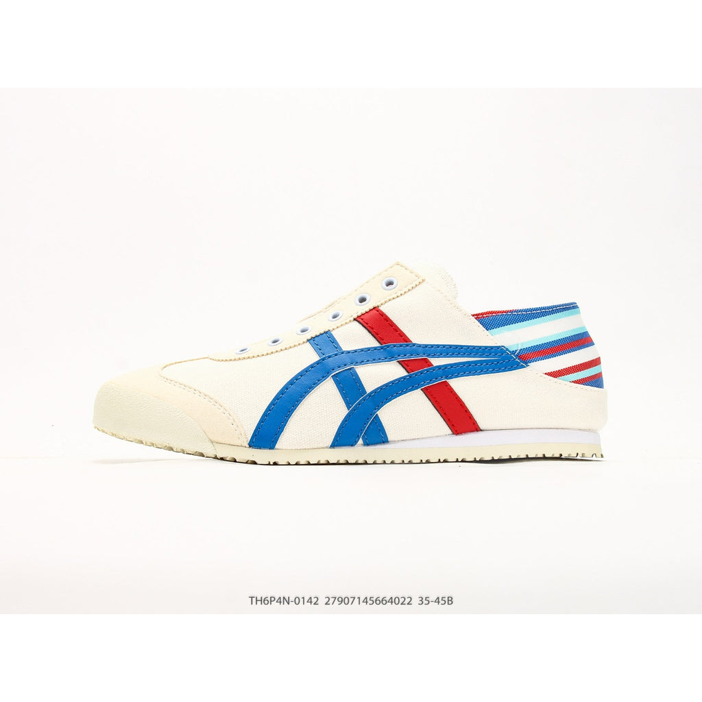 Mexico 66 Slip-On White Blue Red