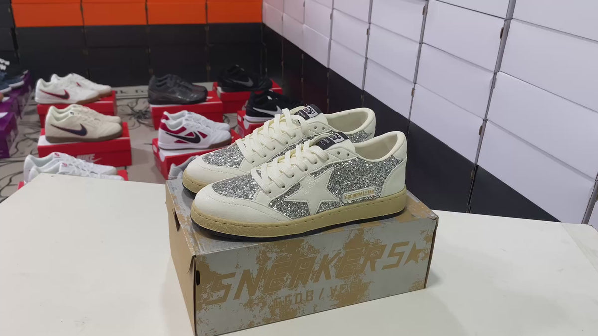 Ball Star – Platinium Glitter White