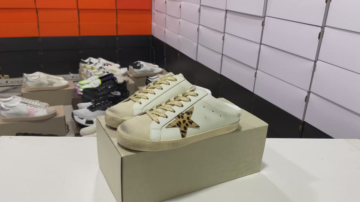 Super Star Sabot Low-Top Leather Sneakers